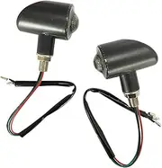 Motorcycle Indicators Flowing Turn Signal Lights Motorcycle Turn Signal MI&NI Dual Color 9LED Retro Turn Signals Indicators Brake Running Lights