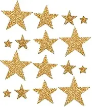 Veemoon 60pcs Rhinestone Star Patches for Clothing Appliques for DIY Craft Projects Versatile Decorative Patches for Bags Hats and Shoes
