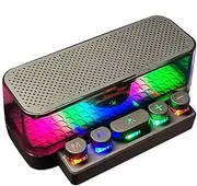 Wireless Keyboard Speaker | Portable RGB Bass Speaker | RGB Keyboard Audio Speaker | gamiing Keyboard Audio Dock | Desktop Music Player with Lights for Home, Work Place and Outdoor Camping