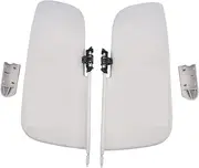 Front Left&Right Car Sun Visor Set Compatible for C3 II Compatible for SC 1.0 1.1 1.2 1.4 09-16 Part Number: 1613251480 Gray Accessor