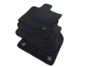 OEM VW Beetle Floor Mats Black Velour Cabriolet Coupé 5C Carpet Fabric Original