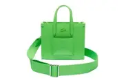 Lacoste Chantaco Mini Leather Tote Bag (Green) (One Size)