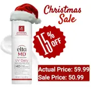 EltaMD UV Daily Moisturizing Facial Sunscreen SPF 40 by EltaMD for Unisex - 1.7