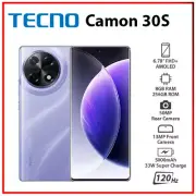 (New) TECNO Camon 30S 8GB+256GB VIOLET Dual SIM Unlocked Android Cell Phone
