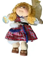 Vintage 1985 Cabbage Patch Kids World Traveler Scotland Scottish Girl Doll New