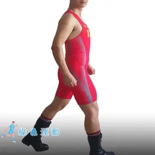 摔跤服 運動機能衣 國隊2017-2018版呂小軍比賽同款 連身舉重 摔跤服 連身緊身衣
