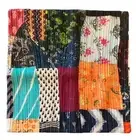Pottery Barn Patchwork Quilted Pillow Cover Multicolor Cotton 20” NWT Sample