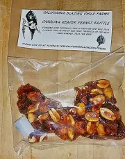 Carolina Reaper Peanut Brittle-World's Hottest Pepper makes a Devastating snack!