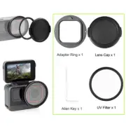 Lens Guard Protector Cap Adapter Ring UV Filter for Insta360 Ace Pro Camera Part