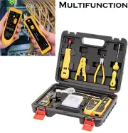 Network Tool Kit RJ45 Crimp Tool kit Pass Through Crimper Crimping Punchdown Too