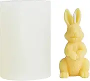 Rabbit Mold | Small Hairy Rabbit Mold Rabbit Candle Mold | Mould for Scented Candles, Soap, Wax Making, Craft