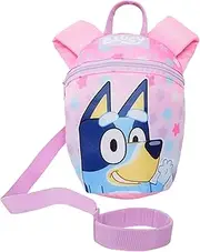 Girls Bluey Backpack with Reins Toddlers Detachable Safety Harness Nursery Bag Infants Mini Rucksack