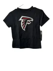 Outerstuff Kids Atlanta Falcons Short Sleeve Crew Neck T-Shirt, Black, Small 4