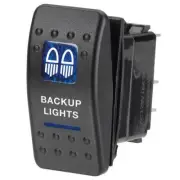 Narva 63142BL "12 Volt Illuminated Off/On Sealed Rocker Switch with ""Backup ...