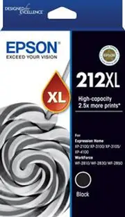 EPSON 212XL Black Ink