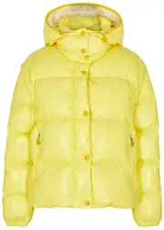 Moncler Mauleon Quilted Shell Jacket - Yellow - 3 3
