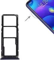 LYX SIM Card Tray + SIM Card Tray + Micro SD Card Tray for Xiaomi Mi Play(Black) (Color : Blue)