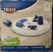 TRIXIE Dog Activity Flip Board Strategy Game, Level 2 Dog Puzzle Toy