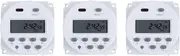 3X DC 12V Digital LCD Programmable Timer Time Switch Relay 16A Amps