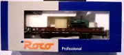 HO Roco # 47794 Flat car carrying tractor of the DB