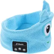 DOITOOL Music Headscarf for Boys and Girls Volume Comfortable Plush Fleece Headphones Panda Design Safe for Toddlers Babies