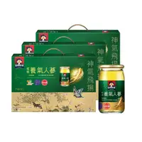 在飛比找momo購物網優惠-【桂格】無糖養氣人蔘禮盒60ml×12入x3盒(共36入)