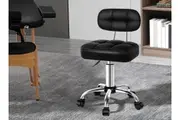 ALFORDSON Salon Stool Backrest Swivel Barber Hair Dress Chair Tufan