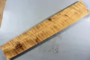 Guitar Neck/Fretboard Blank Worm-hole Ripple Maple Wood 24.9"x4.1"x1.05"