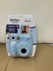 Fujifilm Instax Mini 7+ Plus Instant Film Camera Blue New