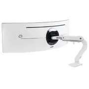 Ergotron 45-647-216 HX Desk Monitor Arm with HD Pivot White for Immersive 1000R Curved Screens like the Samsung Odyssey G9 Gaming Monitor [45-647-216]