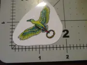 EMEK tambourine Grateful Dead Bird STICKER decal poster print jerry garcia