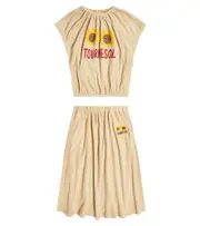[Jellymallow] Jellymallow Set of 2 Tournesol T-shirt and skirt Y 2 yellow