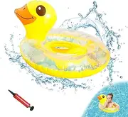 Baby Swimming Float for Children Kids, Dinosaur Inflatable Pool Float Swimming Ring with Safety Seat and Handle Water Toy Accessories for Age 1-4 Year Old Boys Girls Summer Training