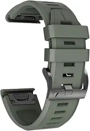 [FULNES] 22mm 26mm Wristband Strap for Garmin Fenix 7 7X 5 5X 6 6X Pro 935 945 Smart Watch Printed Sport Quick Release Silicone Watchband