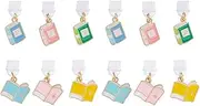 DICOSMETIC Dust Plug Charms Bulk Type-C Charging Port Charm Cell Phone Charm Plug Cover Plastic Dust Plugs with Alloy Resin Glass Charms USB C Port Cap Protector Pendants for Earphone Cellphone