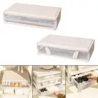 Stackable Closet Organizer Storage Bin Space Saving Pull-out Design Stackable