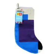 Lego Collection x Target Christmas Stocking Sweater Knit Color Purple/Blue 20"