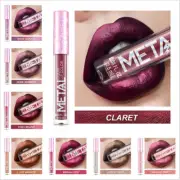 Matte Glitter Liquid Lip Gloss Makeup Waterproof Lipstick Lasting Lip Glaze A