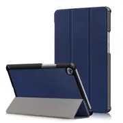 Tri Fold Case Cover For 8.4 Inch Huawei Mediapad M6 Tablet DARKBLUE COLOR