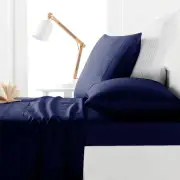 Belmondo 225TC Sheet Set Navy - Double