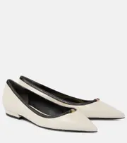 [Tory Burch] Tory Burch Double T leather ballet flats UK 5.5 white