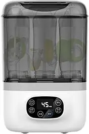 AMAZACER Electric Steam Sterilizer,Baby Bottle Sterilizer,Bottle Steriliser and Dryer Large Capacity with Auto Power-Off