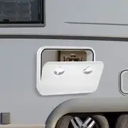 Manan Caravan Access Hatch Boat Service Door Sealed Lockable Lid 440x315mm White