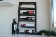 Wall Mounted Wine Rack, Wine Bottle Holder, Wine Display Rack, 5 Bottles