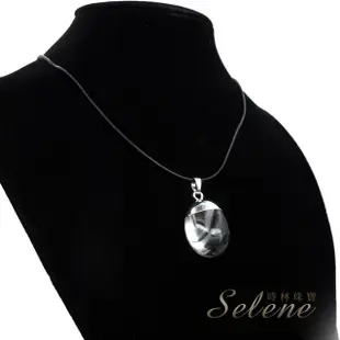 【Selene】晶透圓滿白水晶墜鍊