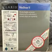 VNTG CLARIS MacDraw II for Apple Macintosh FREE SHIPN l️️k
