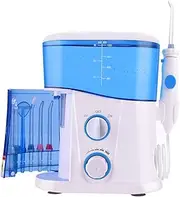Electric Oral Irrigator, Water Flosser with UV Sterilizer, 10 Pressure Settings and 7 Jets, for Home Braces and Bridges Care