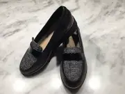 New Collection By Clarks Women's Black Tweed Sharon Gracie Loafers Size 8M, $95