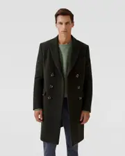 Atticus Wool Rich Twill Coat
