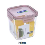 UNGU INFORMA GLASSLOCK 900ML 花式食品容器蓋紫色食品容器多用途食品級午餐盒食品儲存廚具